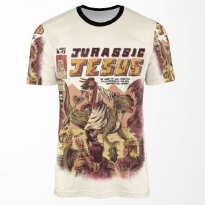 Jurassic Jesus All-over-print T-shirt