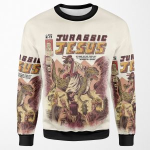 Jurassic Jesus All-over-print Unisex Sweatshirt