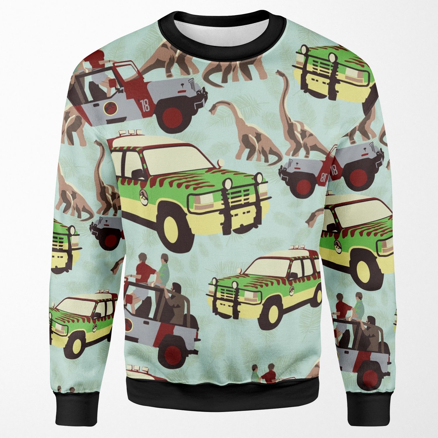 Jurassic Ride All-over-print Unisex Sweatshirt