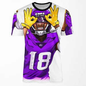 Justin Jefferson All-over-print T-shirt