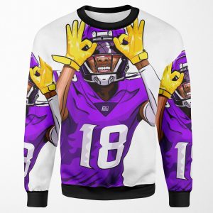 Justin Jefferson All-over-print Unisex Sweatshirt