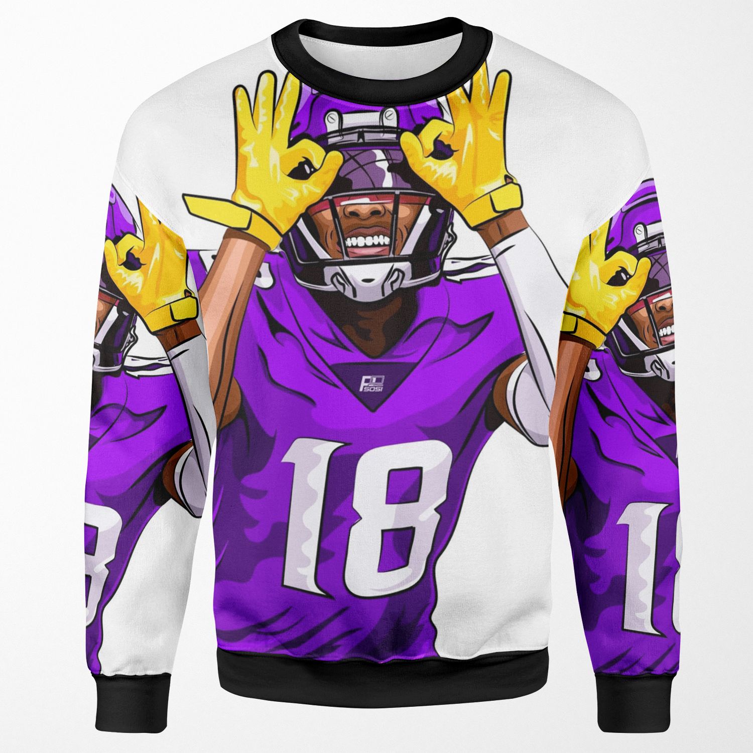 Justin Jefferson All-over-print Unisex Sweatshirt