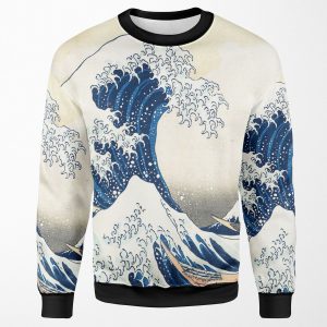 Kanagawa Wave Japanese Wave All-over-print Unisex Sweatshirt