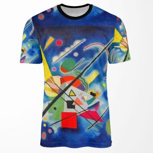 Kandinsky Blue Painting All-over-print T-shirt