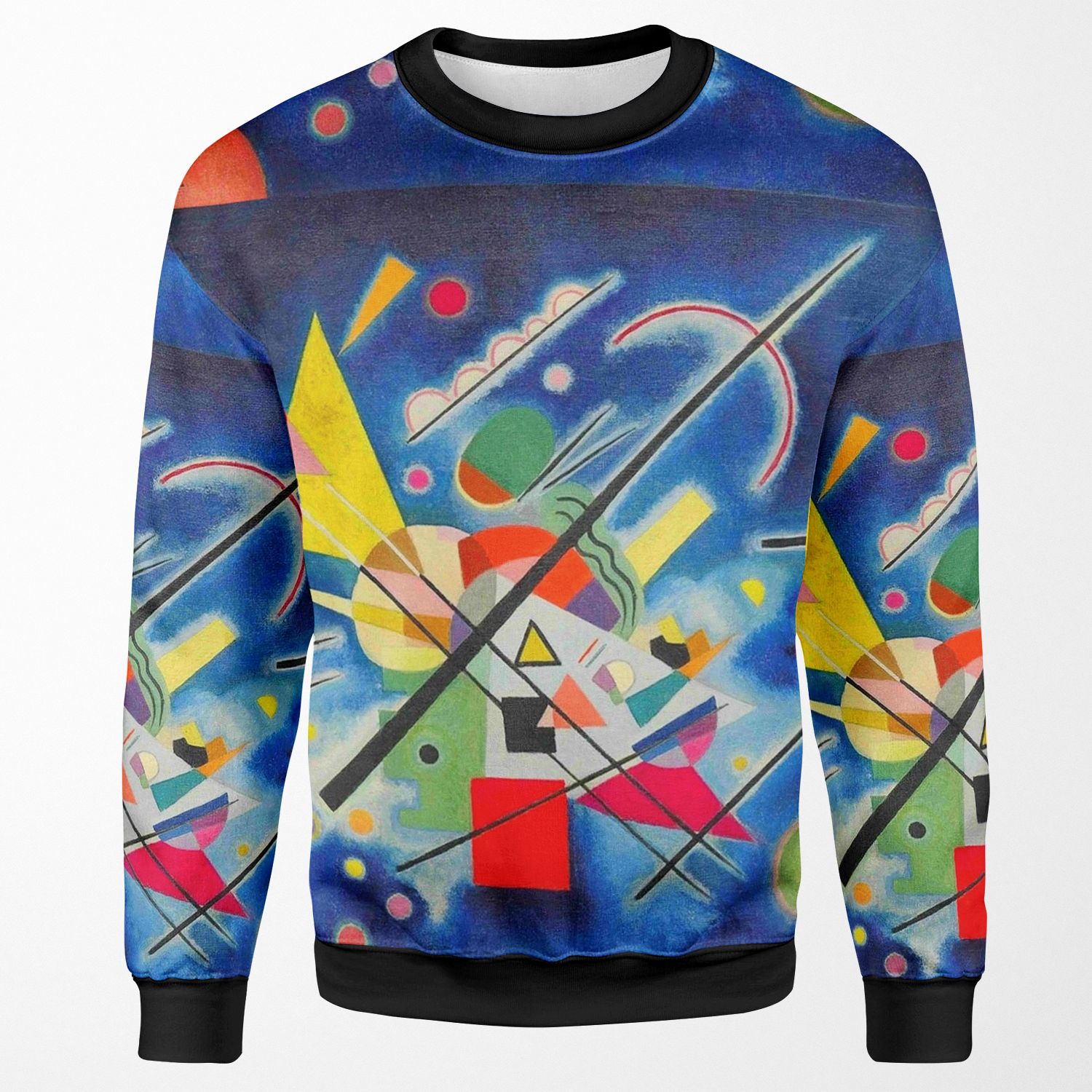 Kandinsky Blue Painting All-over-print Unisex Sweatshirt