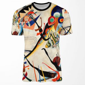 Kandinsky Blue Segment Popular Kandinsky Painting All-over-print T-shirt