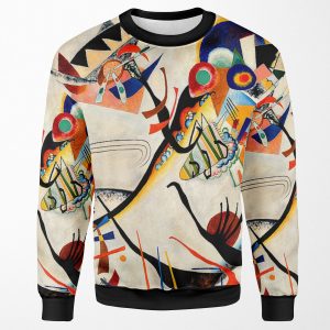 Kandinsky Blue Segment Popular Kandinsky Painting All-over-print Unisex Sweatshirt