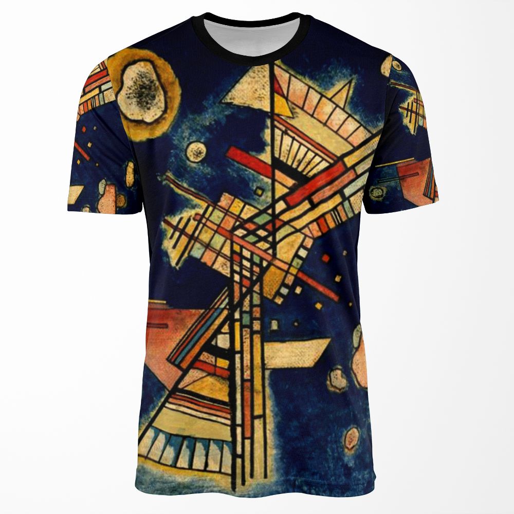 Kandinsky Dark Freshness Abstract Art All-over-print T-shirt