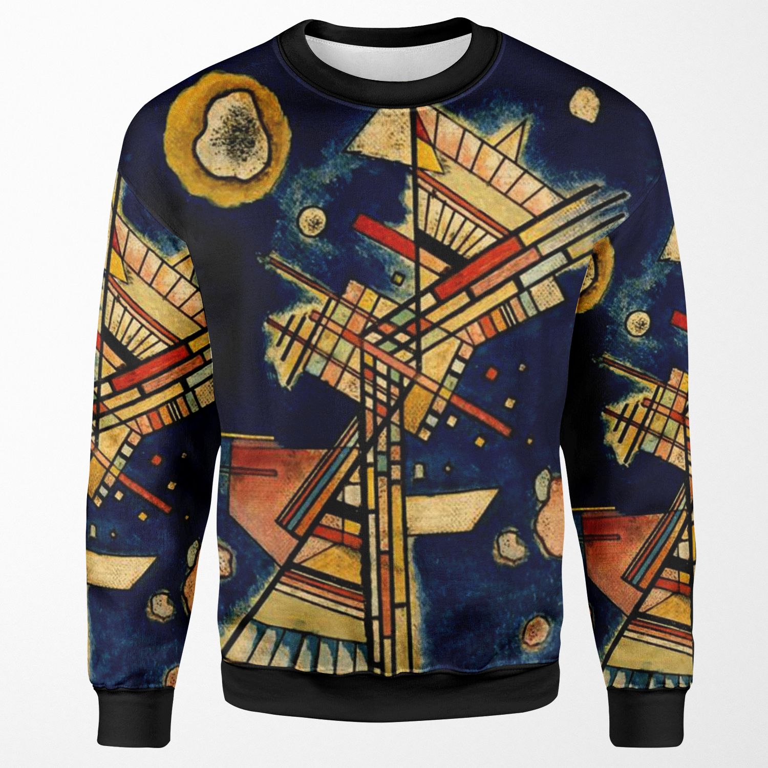Kandinsky Dark Freshness Abstract Art All-over-print Unisex Sweatshirt