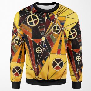 Kandinsky In The Network Colorful Abstract Art All-over-print Unisex Sweatshirt