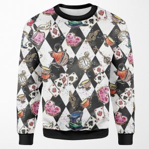 Karamfila S Alice In Wonderland All-over-print Unisex Sweatshirt