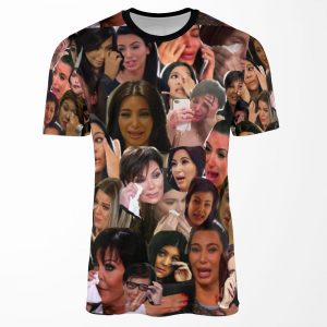 Kardashian S Crying Collage All-over-print T-shirt