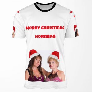Kath And Kim Hornbag Christmas All-over-print T-shirt