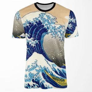 Katsushika Hokusai The Great Wave Of Kanagawa All-over-print T-shirt