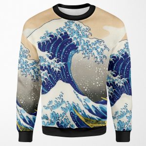 Katsushika Hokusai The Great Wave Of Kanagawa All-over-print Unisex Sweatshirt