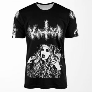 Katya Zamolodchikova Merch Black Metal All-over-print T-shirt