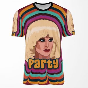 Katya Zamolodchikova Party All-over-print T-shirt