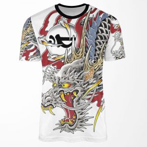 Kazuma Kiryu Dragon Tattoo Horizontal All-over-print T-shirt