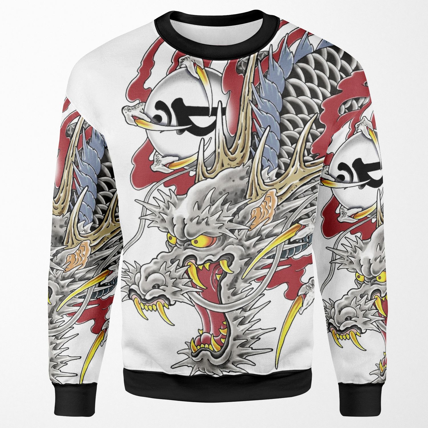 Kazuma Kiryu Dragon Tattoo Horizontal All-over-print Unisex Sweatshirt