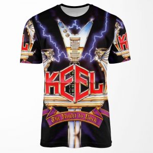 Keel The Right To Rock All-over-print T-shirt