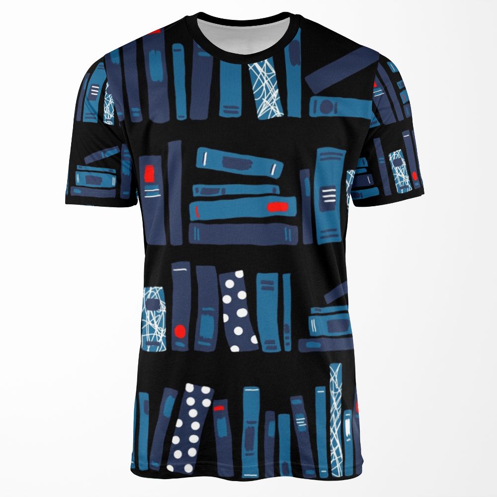 Keep Reading Black All-over-print T-shirt