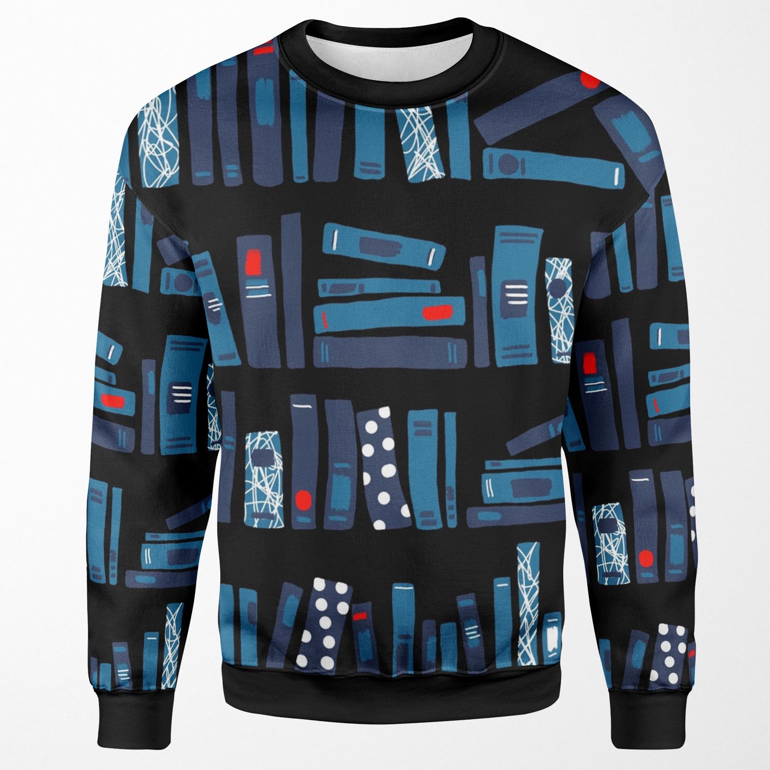 Keep Reading Black All-over-print Unisex Sweatshirt