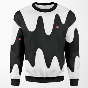 Kensa No 2 Negative All-over-print Unisex Sweatshirt