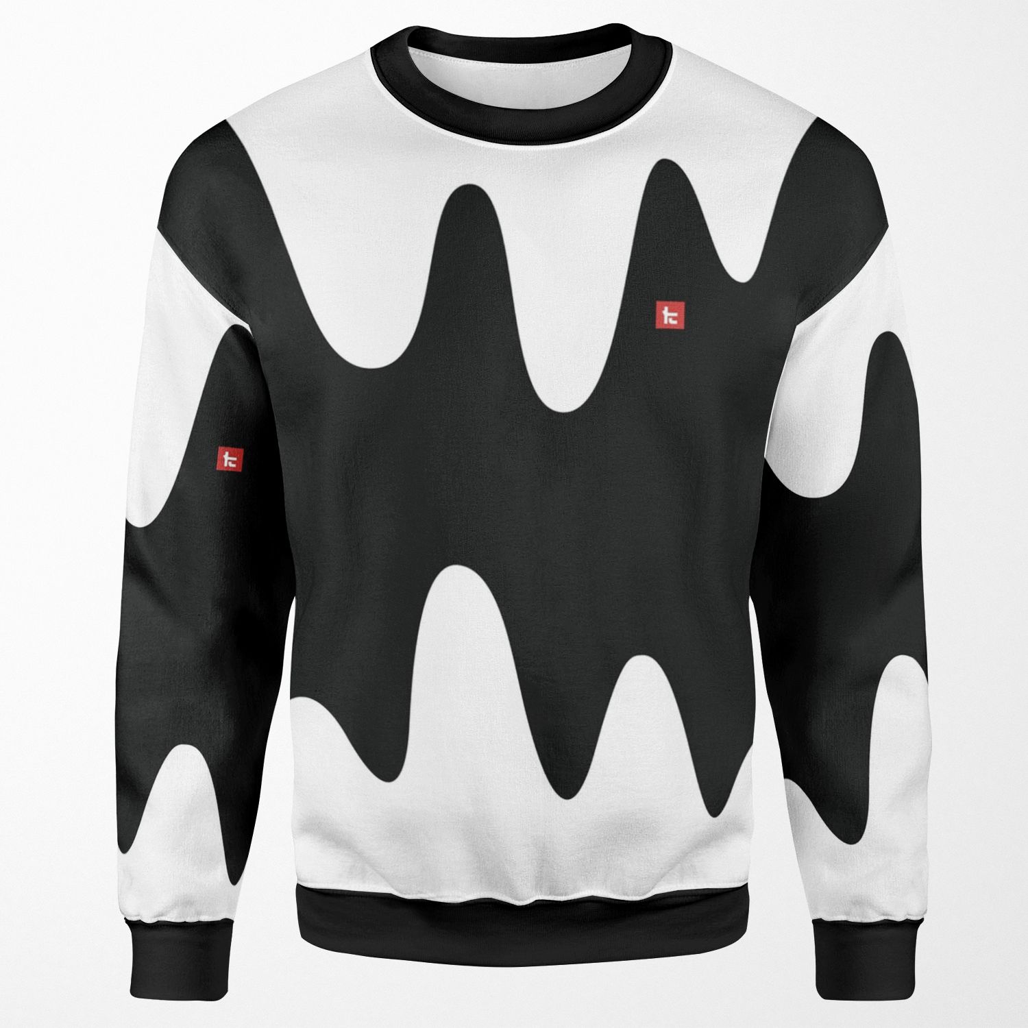 Kensa No 2 Negative All-over-print Unisex Sweatshirt