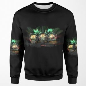 Kerbal Space Program Art All-over-print Unisex Sweatshirt