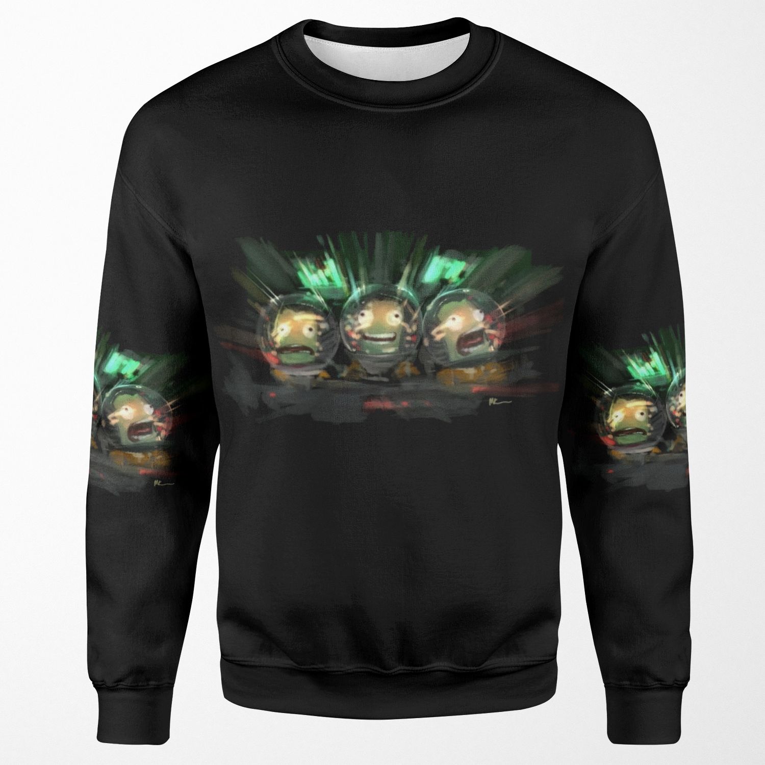 Kerbal Space Program Art All-over-print Unisex Sweatshirt