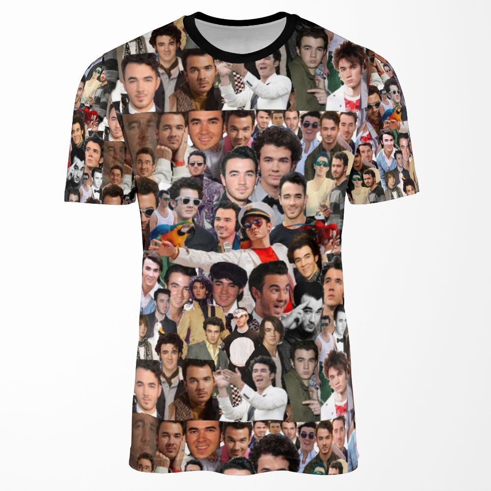 Kevin Jonas Collage All-over-print T-shirt