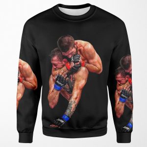 Khabib Nurmagomedov Vs Conor Mcgregor Conor Tapping All-over-print Unisex Sweatshirt
