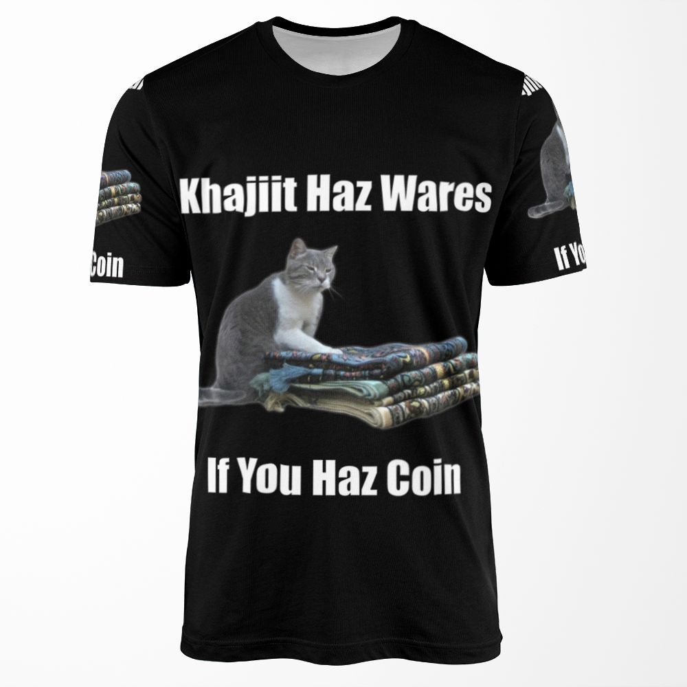 Khajiit Haz Wares V 3 Classic Meme All-over-print T-shirt