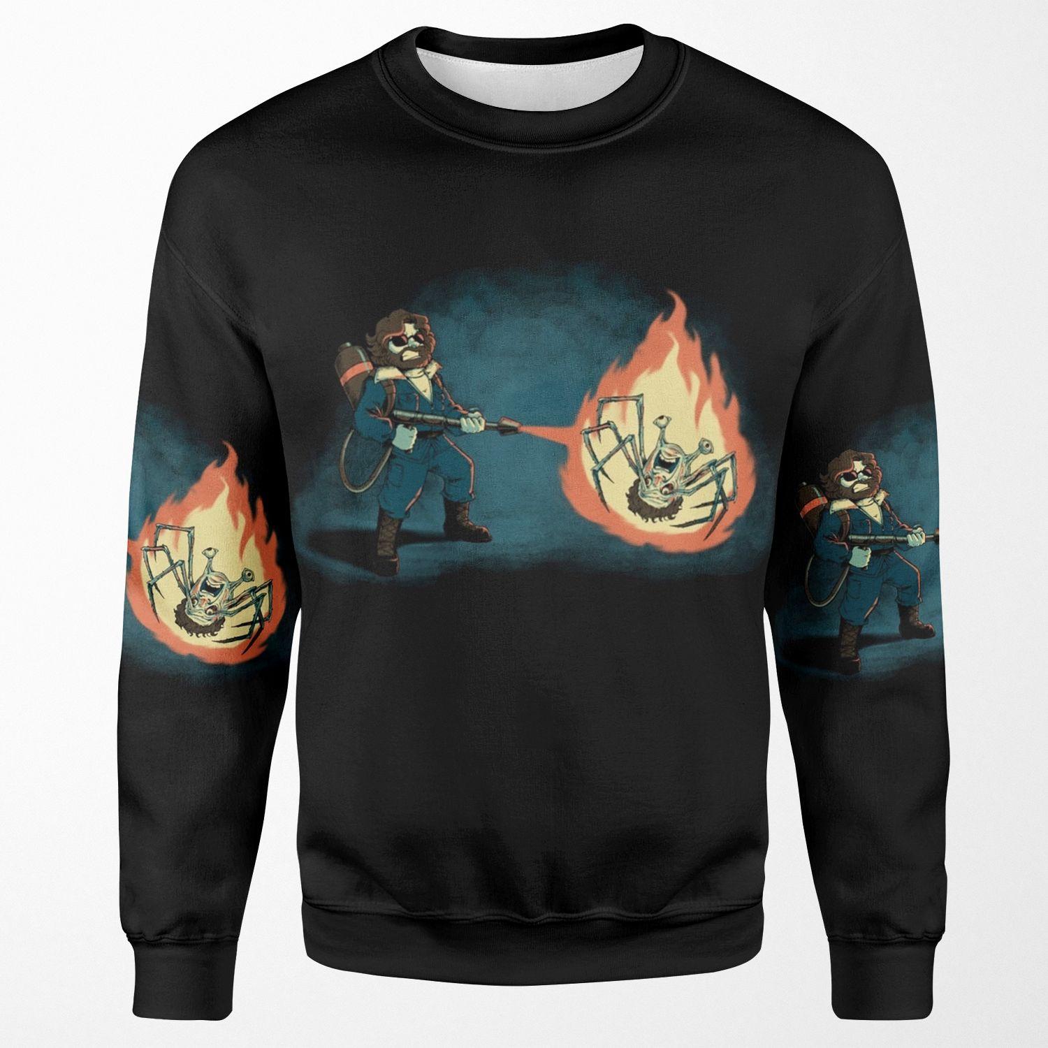 Kill It With Fire All-over-print Unisex Sweatshirt