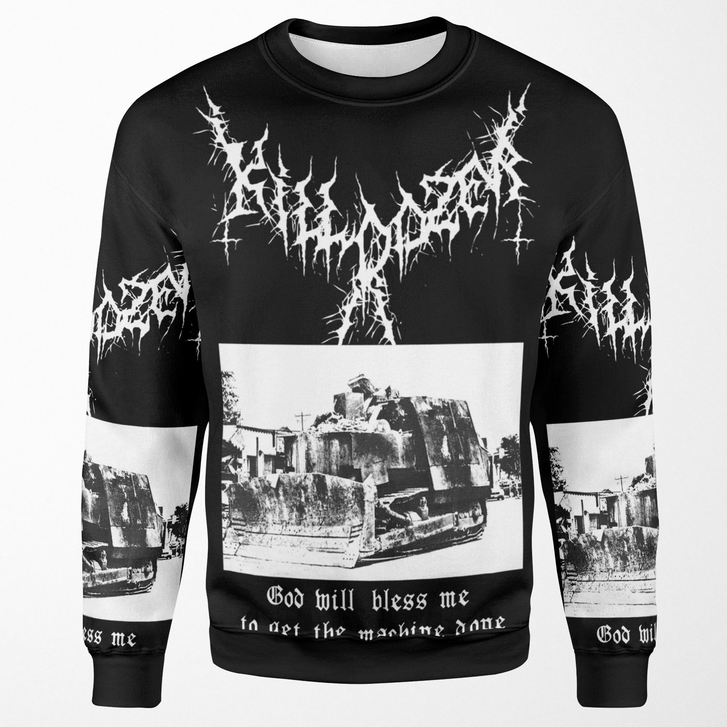 Killdozer Black Metal All-over-print Unisex Sweatshirt
