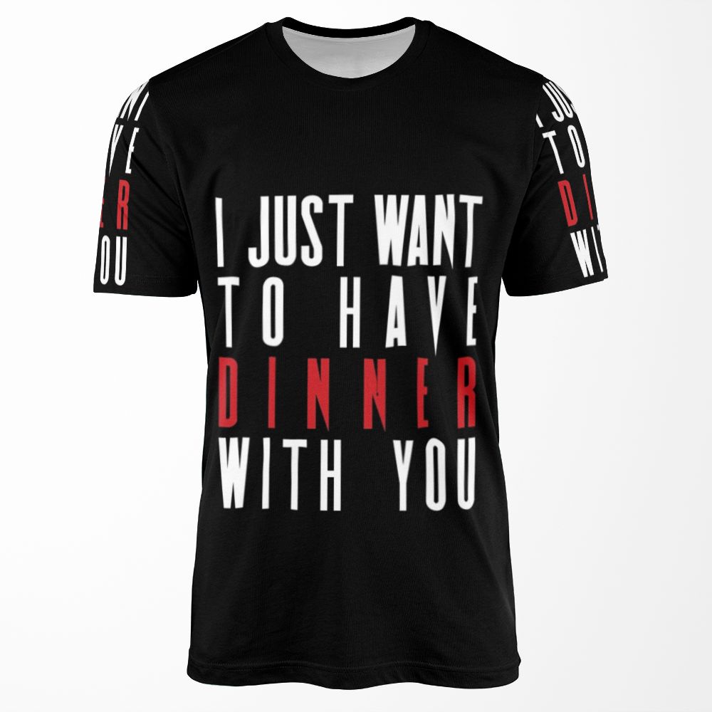 Killing Eve I Just Want To Have Dinner With You All-over-print T-shirt