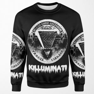 Killuminati Black All-over-print Unisex Sweatshirt