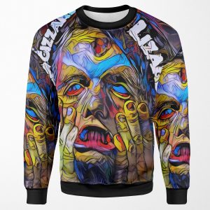 King Gizzard And The Lizard Wizard I M In Your Mind Emo Totem All-over-print Unisex Sweatshirt