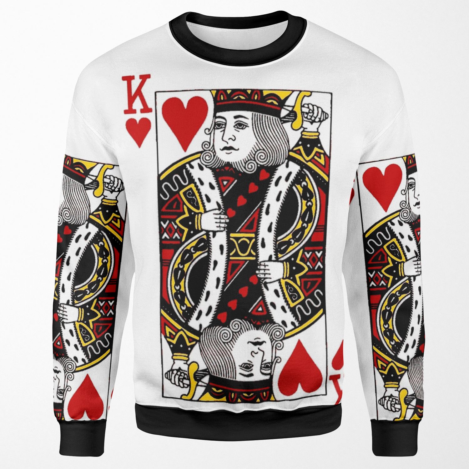 King Of Hearts All-over-print Unisex Sweatshirt