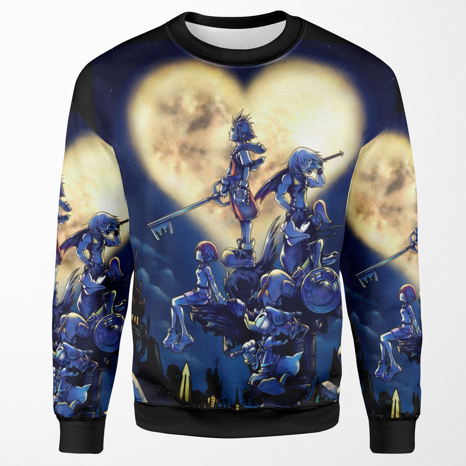 Kingdom Hearts Book All-over-print Unisex Sweatshirt
