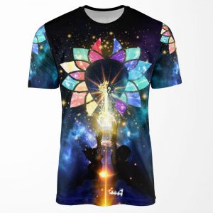 Kingdom Hearts Combined Keyblade All-over-print T-shirt