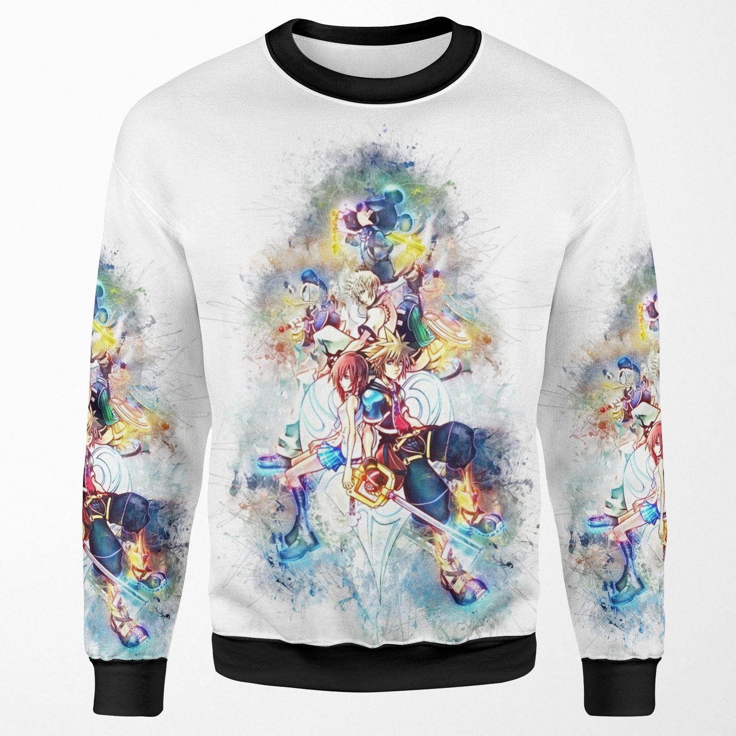 Kingdom Hearts Family All-over-print Unisex Sweatshirt