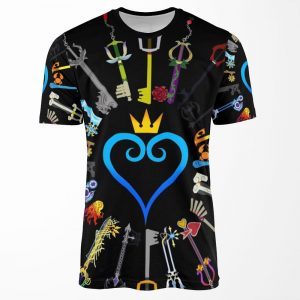 Kingdom Hearts Keyblades All-over-print T-shirt