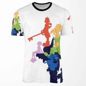 Kingdom Hearts Stylized Cover Art All-over-print T-shirt