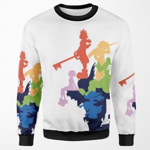 Kingdom Hearts Stylized Cover Art All-over-print Unisex Sweatshirt