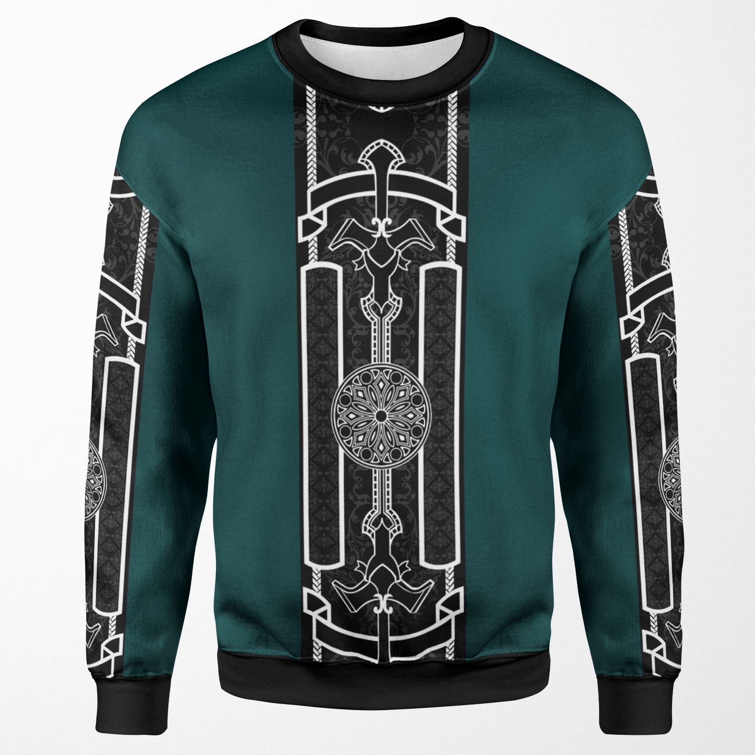 Kingsglaive Green All-over-print Unisex Sweatshirt
