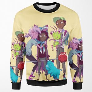Kipo And Friends All-over-print Unisex Sweatshirt