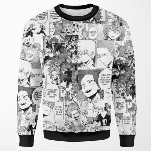 Kiribaku Manga Collage All-over-print Unisex Sweatshirt