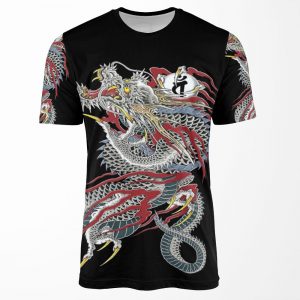 Kiryu Kazuma Dragon Of Dojima Yakuza All-over-print T-shirt