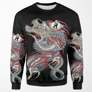 Kiryu Kazuma Dragon Of Dojima Yakuza All-over-print Unisex Sweatshirt